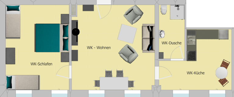 Wohnung Kirnitzschtal Grundriss